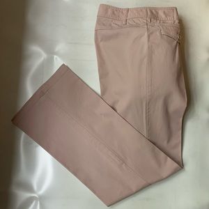 Loft blush-pink light weight cotton pants